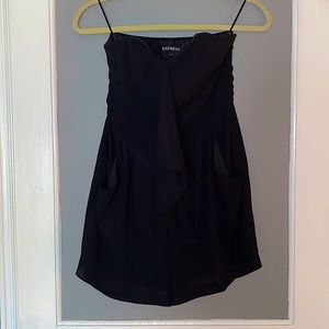 Black Express Strapless Romper Size 2